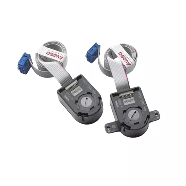 BROADCOM Incremental/Shaftless Optical Encoder Chassis Mount 512 CPR Rotary No Detent 3 Channel, HEDL-5540#I11