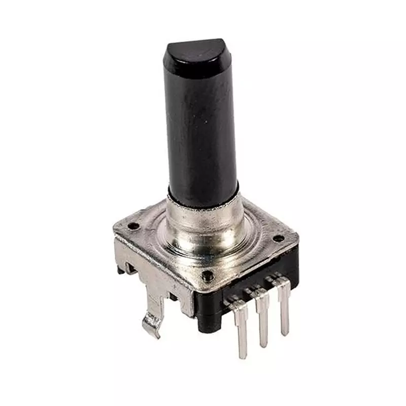 CTS Incremental Encoder PCB Mount 24 PPR Mechanical 24 Detent 2 Channel, 11CEK25F243A
