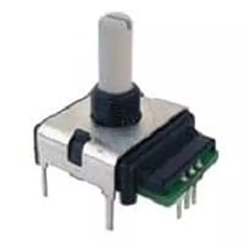 Bourns Incremental Mechanical Encoder PCB Mount 24 PPR Rotary 24 Detent 2 Channel, ECW1D-C36-BC0024L