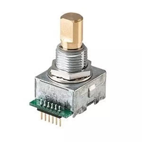 Same Sky Incremental Optical Encoder Panel Mount 32 PPR Rotary No Detent 2 Channel, C14N32P-C3