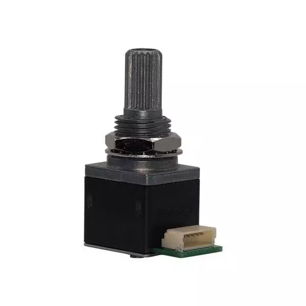 C&K COMPONENTS Incremental Optical Encoder Panel Mount 2 bit Rotary 24 Detent 2 Channel, ENCOS24D2S65R