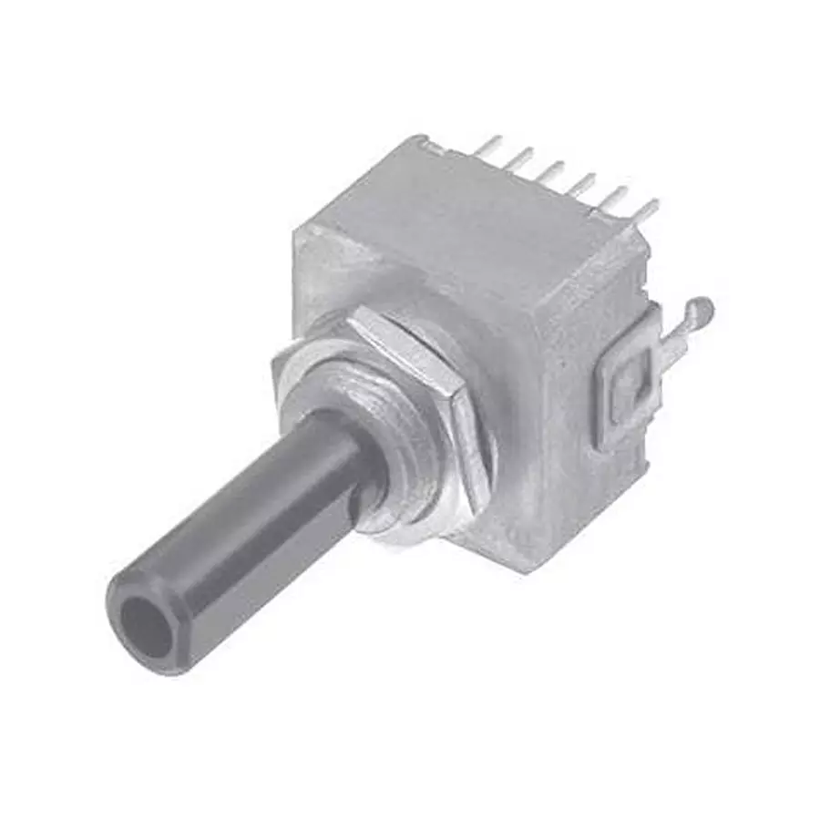 NIDEC COMPONENTS Incremental Optical Encoder Snap In 50 PPR Optical 50 Detent 2 Channel, RES16B50-201-C