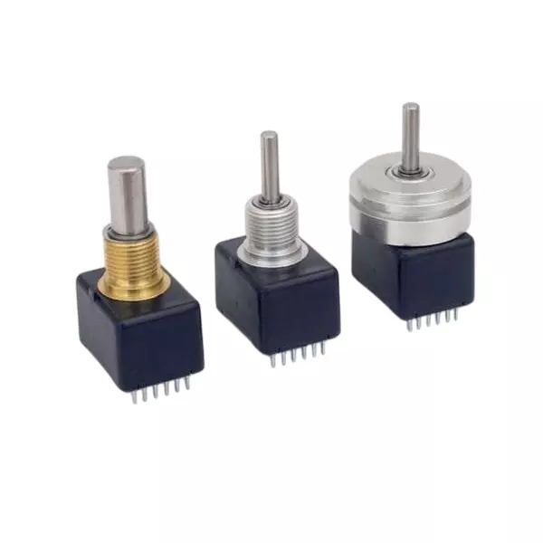 Bourns Incremental Magnetic Encoder PCB Mount 256 PPR Magnetic No Detent 3 Channel, EMS22Q51-D28-LT4