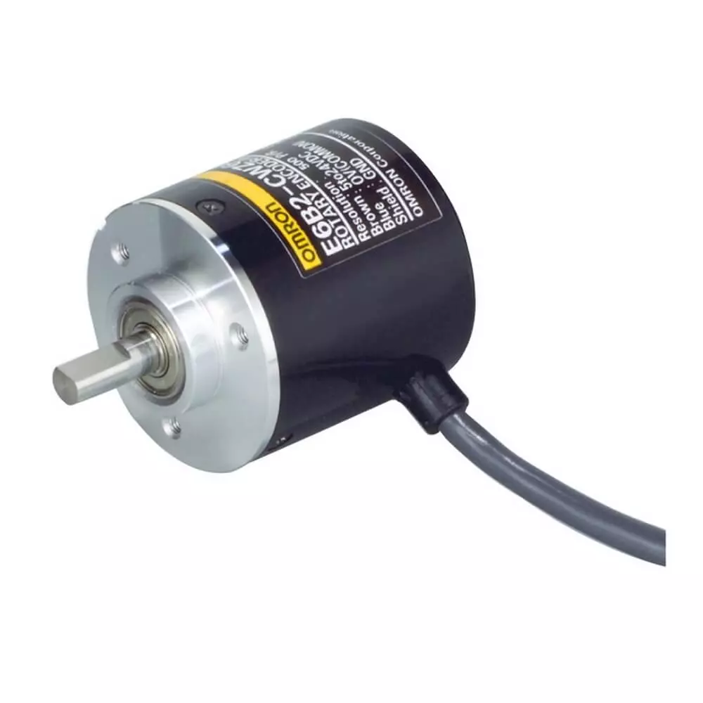 Omron Incremental Encoder 500 ppr 12-24 VDC PNP Output 0.5 m Cable, E6B27117A