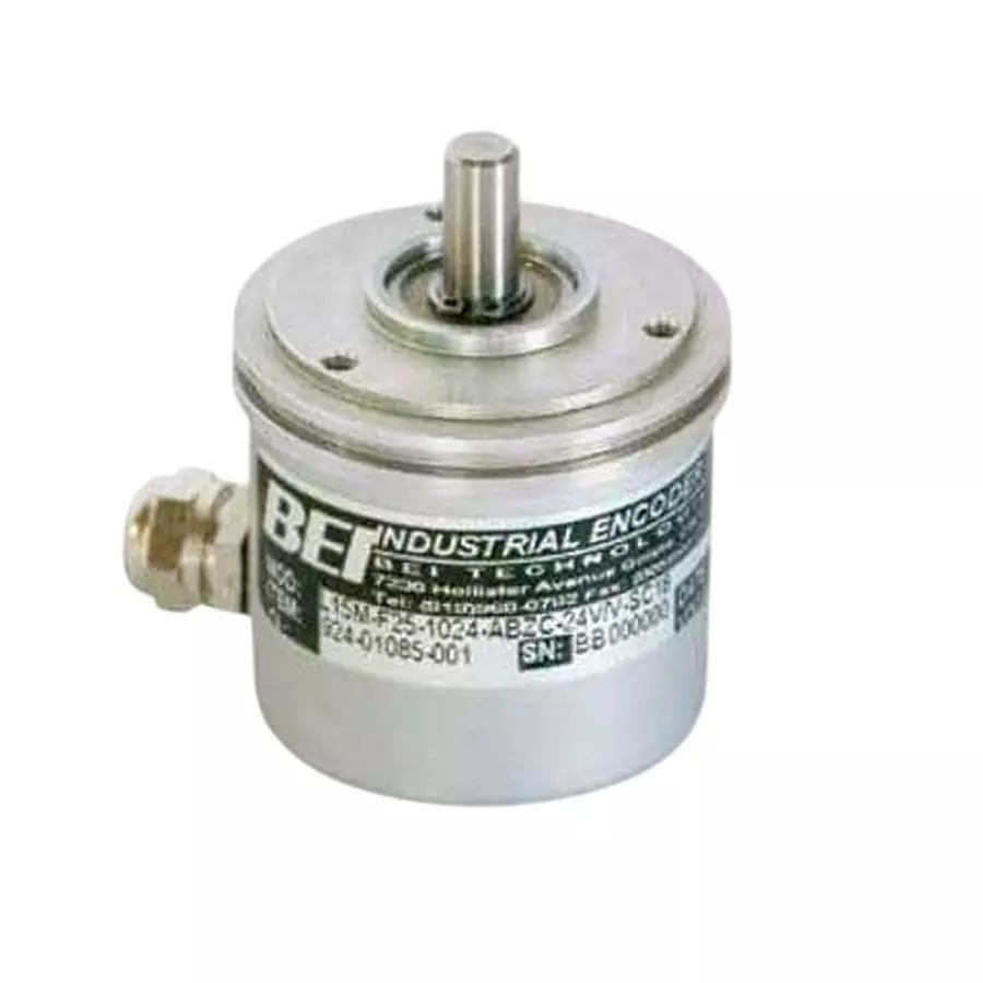 BEI Sensors Incremental Optical Encoder Servo Mount 256 PPR Rotary No Detent 2 Channel, 01085-012