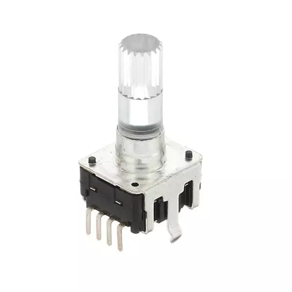 TE CONNECTIVITY Incremental Encoder PCB Mount 24 PPR Rotary 24 Detent 2 Channel, DPL12SV2424A25K3
