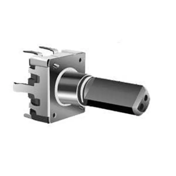 ALPHA Incremental Magnetic Encoder PCB Mount 12 PPR Insulated 12 Detent 2 Channel, RE130F-41-175F-12P