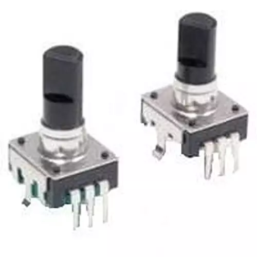 Bourns Incremental Mechanical Encoder Through Hole 12 PPR Rotary 12 Detent 2 Channel, PEC12R-2120F-N0012