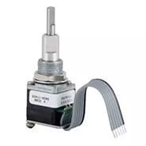 GRAYHILL Incremental Optical Encoder Panel Mount 16 PPR Optical 16 Detent 2 Channel, 62N22-040CH