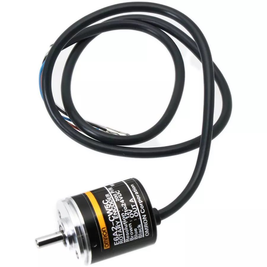 Omron Rotary Encoder Incremental Type, E6A2-CW5C 200P/R 0.5M