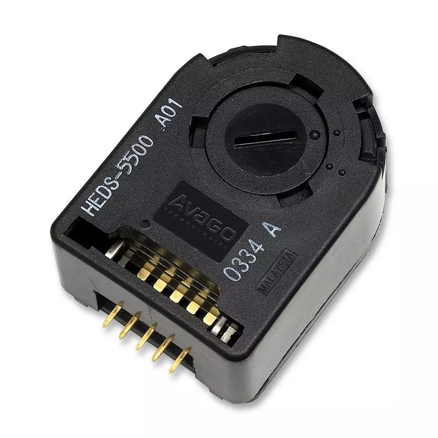 BROADCOM Encoder, Optical, 2-Ch, 30000Rpm, 500Cpr, HEDS-5500#A13