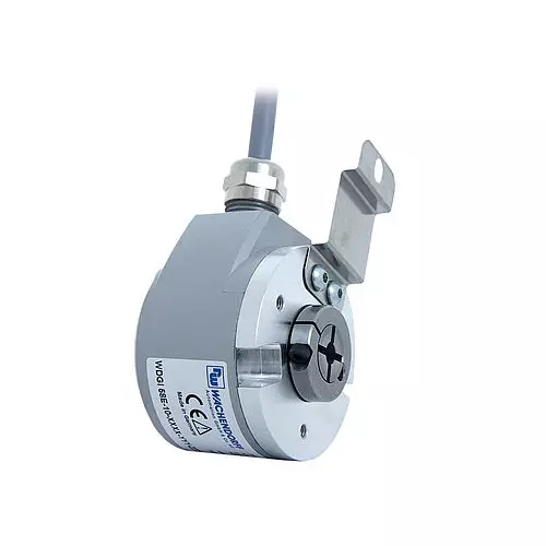 Wachendorff Encoder 10 - 30 V DC Voltage Range 6000 rpm Speed Aluminium for Industrial Use, WDGI 58E-15-500-ABN-G24-K3