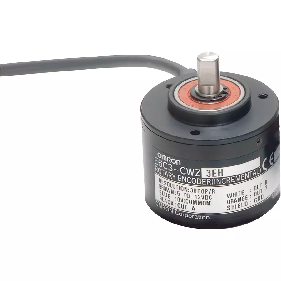 Omron Rotary Encoder Incremental Type, E6C3-CWZ3XH-2000P/R-1M