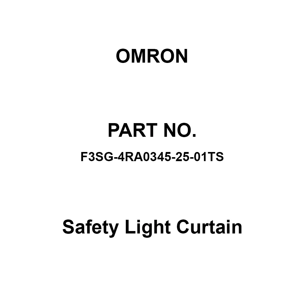 Omron Safety Light Curtain Φ25x345 mm, F3SG-4RA0345-25-01TS