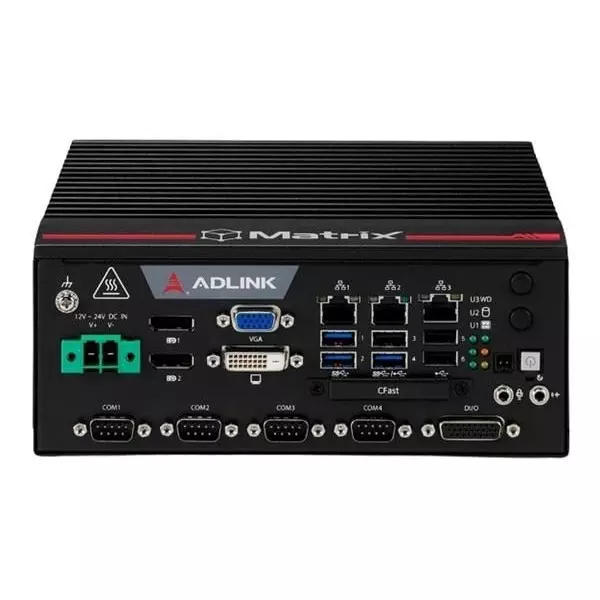 ADLINK Technology Embedded Box Computer 12 V DC to 24 V DC Operating Supply Voltage, MVP-510A/M8G