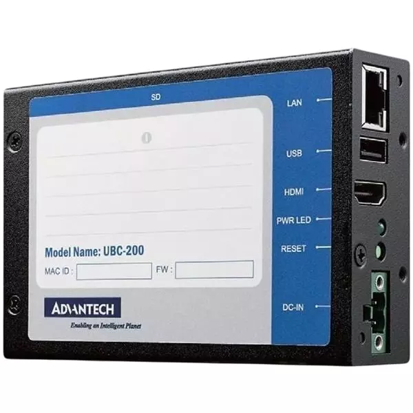 Advantech Embedded Box Computer 9 V to 24 V Operating Supply Voltage, UBC-200CQ-MEA1E