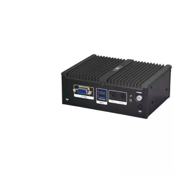 IEI Technology Embedded Box Computer 12 V Operating Supply Voltage, uIBX-250-BW-N3/2G-R21