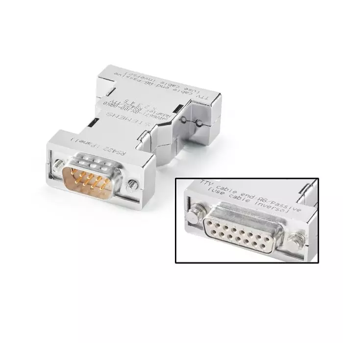 Siemens Connector For Use with HMI All SIMATIC HMI RS 422 Interfaces, PLC Siemens S7, 6AV6671-8XJ00-0AX0