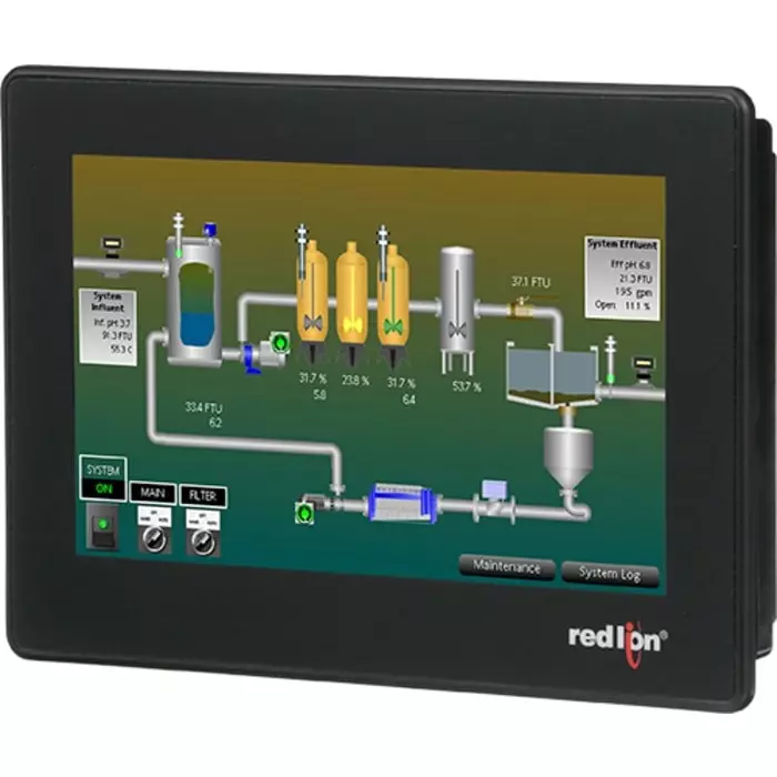Red Lion CR3000 Series TFT Touch Screen HMI - 7 in, TFT Display, CR30000700000420