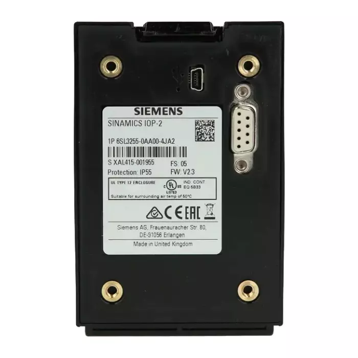 Siemens SINAMIC G 120 Intelligent Operator Panel IOP-2 with Digital Display and Soft Touch Buttons, 6SL3255-0AA00-4JA2