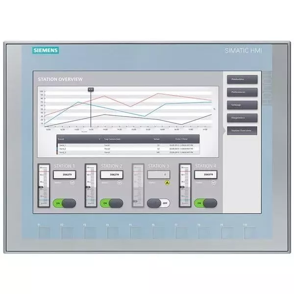 Siemens Industrial Panel PC 24 V Operating Supply Voltage, 6AV21232MB030AX0