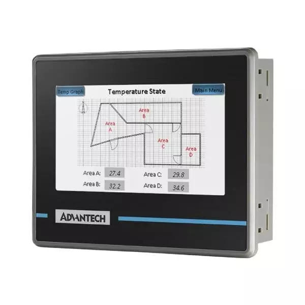 Advantech Industrial Panel PC 1024x768 Pixels, WOP-215K-NAE
