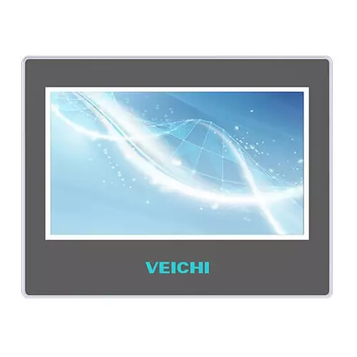 VEICHI Human Machine Interface DC 24 V Tri-Quad-Serial Port 1024x600 Resolution 256.54 mm (10.1 Inch) Screen, VI20-101S-FE