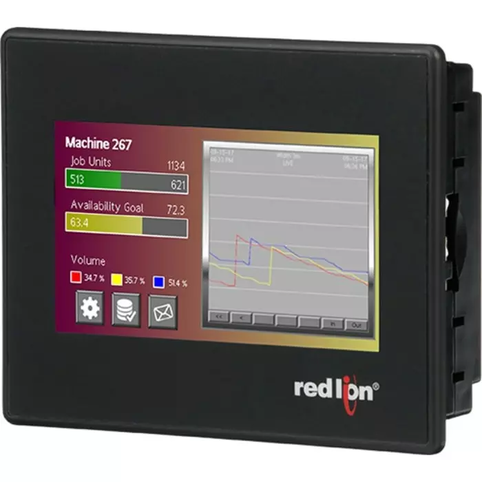 Red Lion CR3000 Series TFT Touch Screen HMI - 4.3 in, TFT Display, CR30000400000310