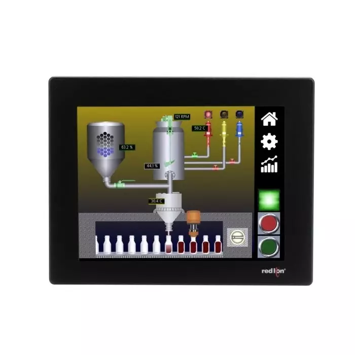 Red Lion CR1000 Series Touch Screen HMI - 7 in, Colour Display, 800 x 480, CR10000700000210