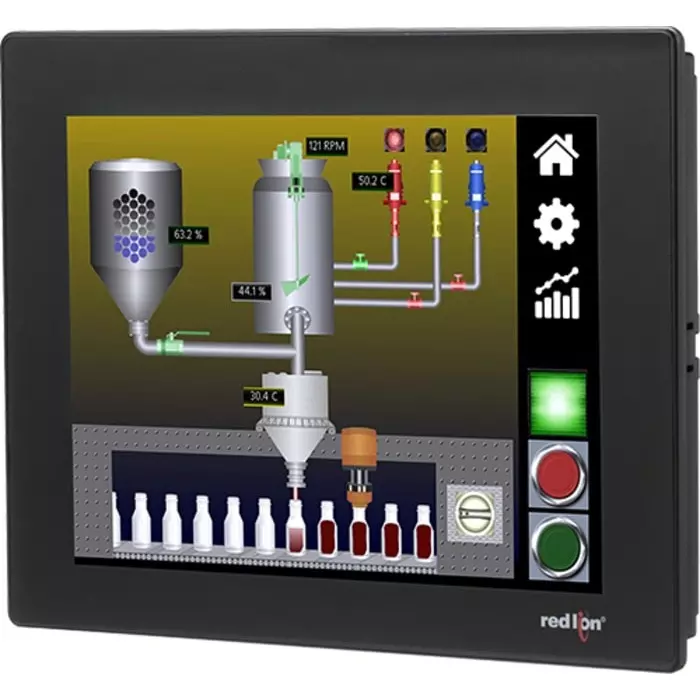 Red Lion CR3000 Series TFT Touch Screen HMI - 10.4 in, TFT Display, CR30001000000420