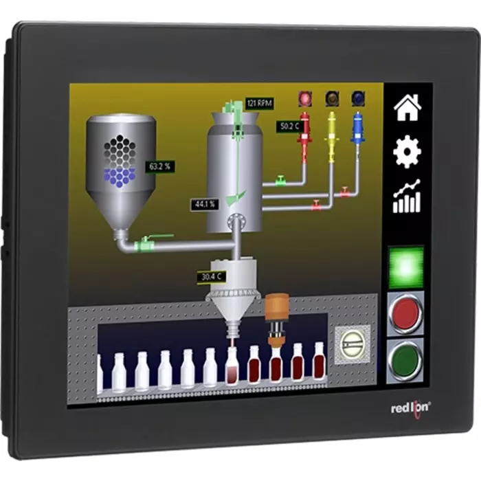 Red Lion CR3000 Series TFT Touch Screen HMI - 10.4 in, TFT Display, CR30001000000420