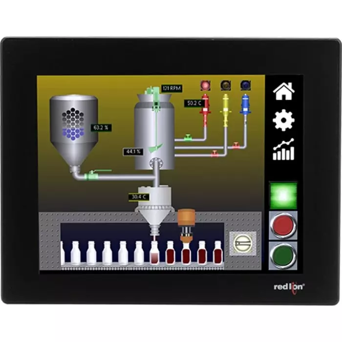 Red Lion CR3000 Series TFT Touch Screen HMI - 10.4 in, TFT Display, CR30001000000420
