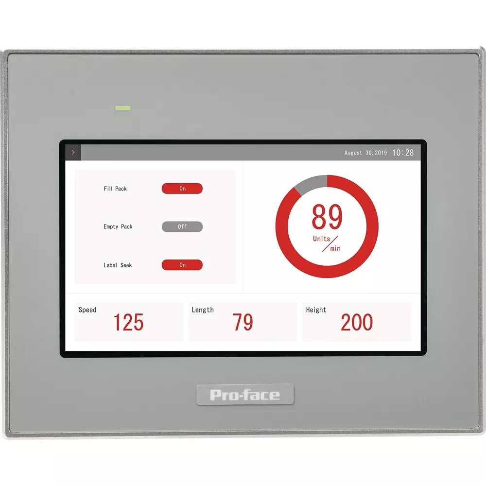 Schneider Electric Touch Panel 24 V DC Rated Voltage, PFXST6200WAD