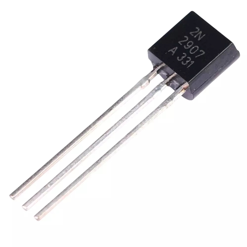 Invento Bipolar Single Transistor PNP 200 MHz Transition Frequency 400 mW Power Dissipation 50 hFE, 2N2907 (Pack of 10 Pcs)
