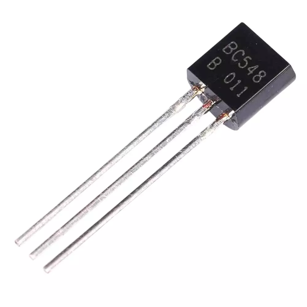 Invento Bipolar Single Transistor NPN 300 MHz Transition Frequency 500 mW Power Dissipation 110 hFE, BC548 (Pack of 20 Pcs)