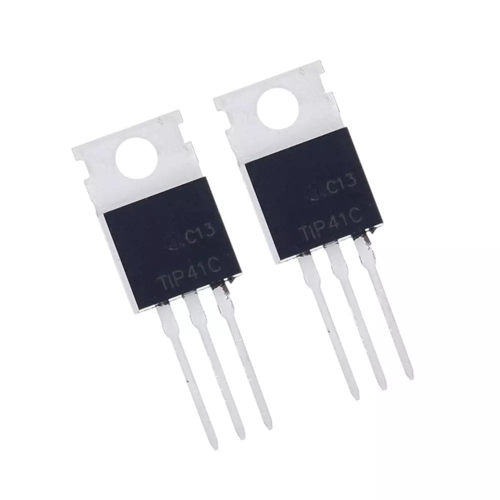 Invento Bipolar Single Transistor NPN 100 V Input Voltage 65 W Power Dissipation 75 hFE, TIP41C (Pack of 2 Pcs)