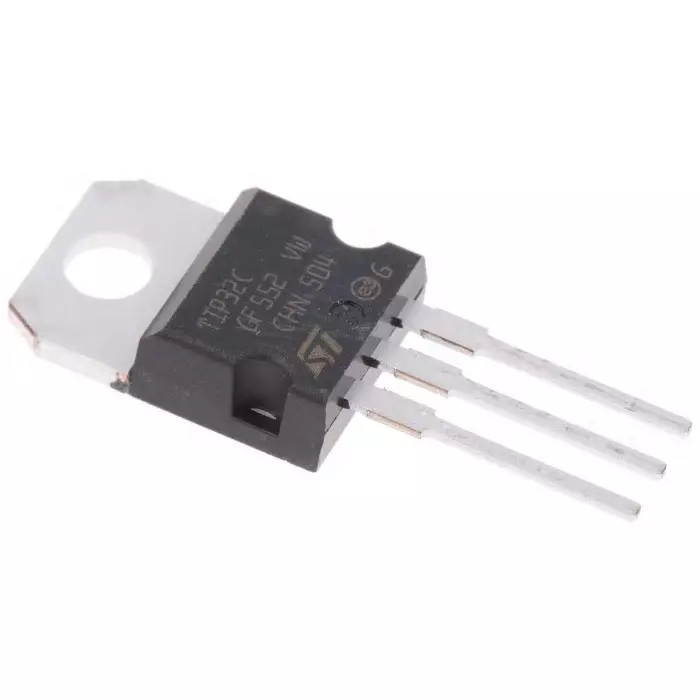 STMicroelectronics PNP Transistor Through Hole Mounting -3 A -100 V 3-Pin, TIP32C (Pack of 5 Pcs)