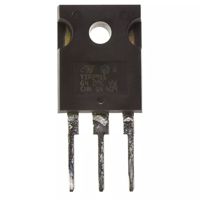 STMicroelectronics PNP Transistor Through Hole Mounting -15 A -60 V 3-Pin, TIP2955 (Pack of 5 Pcs)