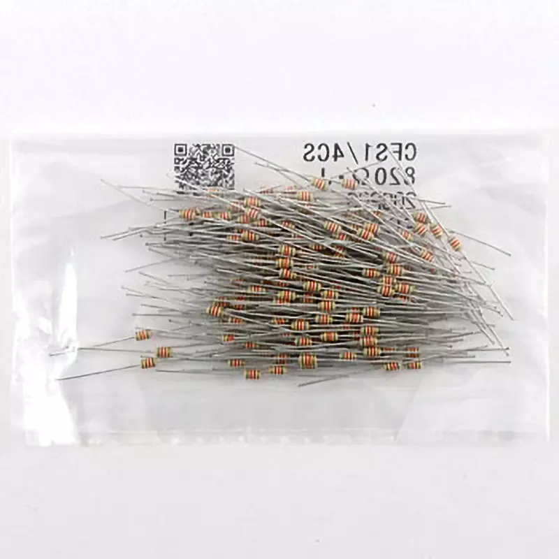 KOA Fixed Resistor 300 V Withstand Voltage 820 Ω Nominal Resistance, CFS1/4CS821J (Pack of 200)
