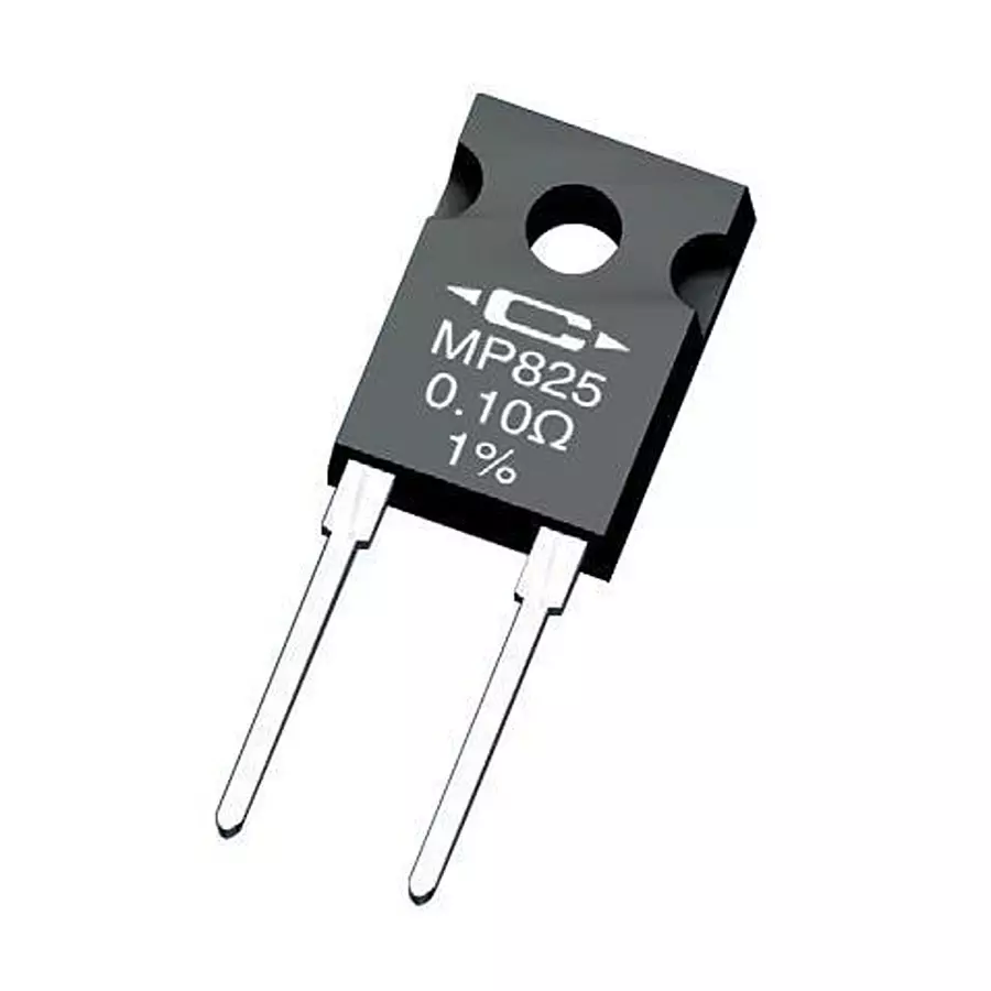 CADDOCK Thick Film Resistor Leaded Radial Termination 1 Ohms Resistance, 684-MP825-1.00-1%