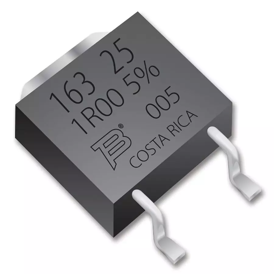 Bourns Chip SMD Resistors RES, 2R, 1%, TO-252, THICK FILM Model No PWR163S-25-2R00F