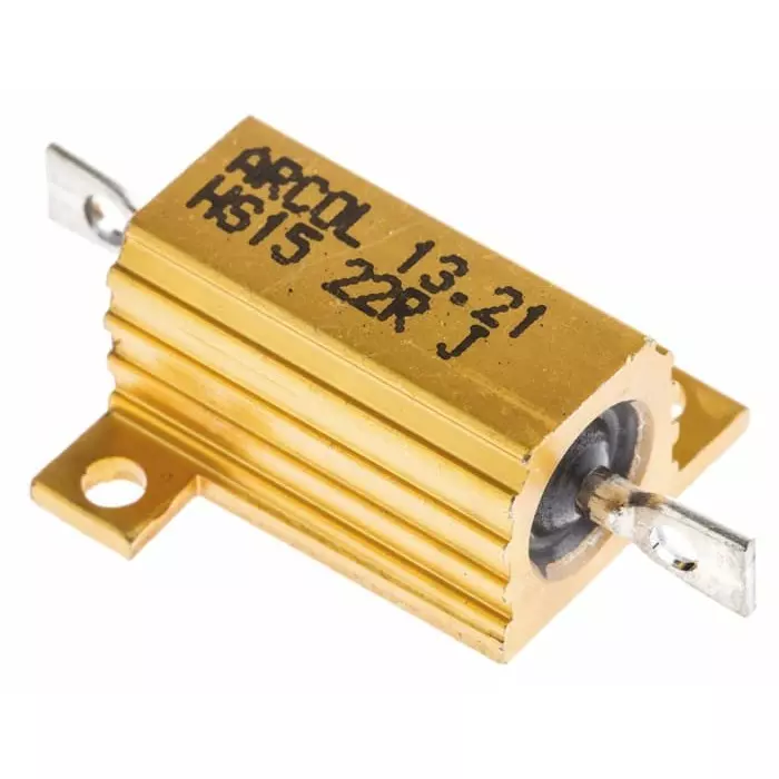 Arcol 22 Ω 15W Wire Wound Chassis Mount Resistor ±5%, HS15 22R J