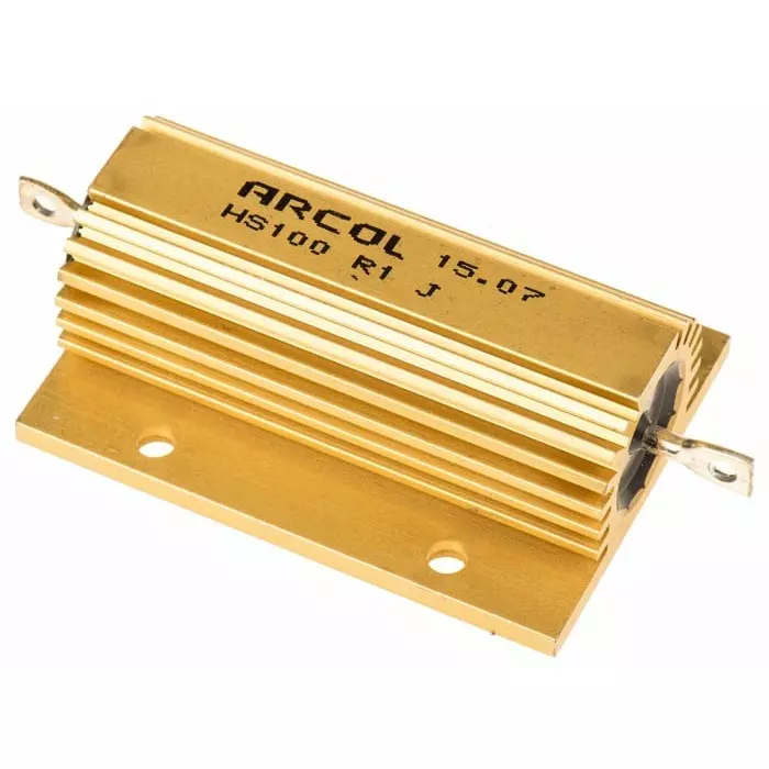 Arcol 100 mΩ 100W Wire Wound Chassis Mount Resistor ±5%, HS100 R1 J