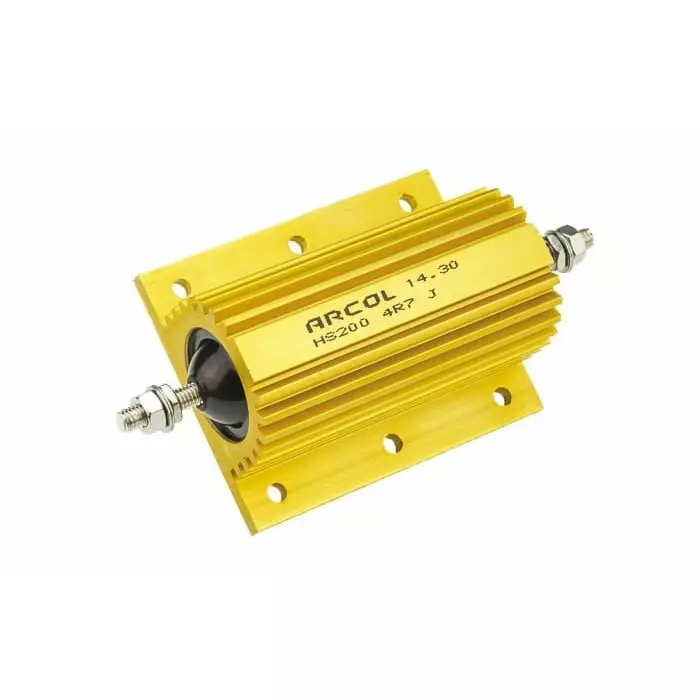 Arcol 4.7 Ω 200W Wire Wound Chassis Mount Resistor ±5%, HS200 4R7 J