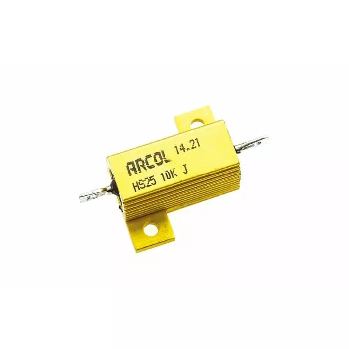 Arcol 10k Ω 25W Wire Wound Chassis Mount Resistor ±5%, HS25 10K J