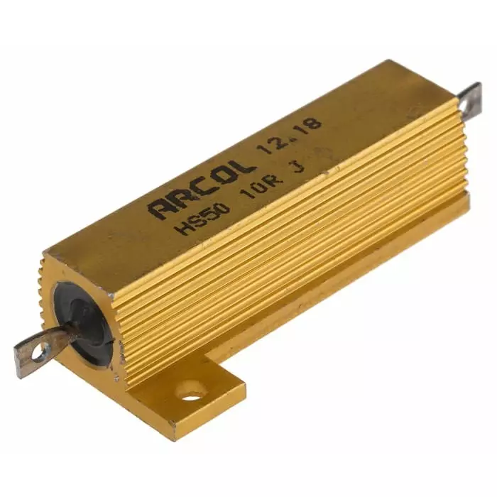 Arcol 10 Ω 50W Wire Wound Chassis Mount Resistor ±5%, HS50 10R J