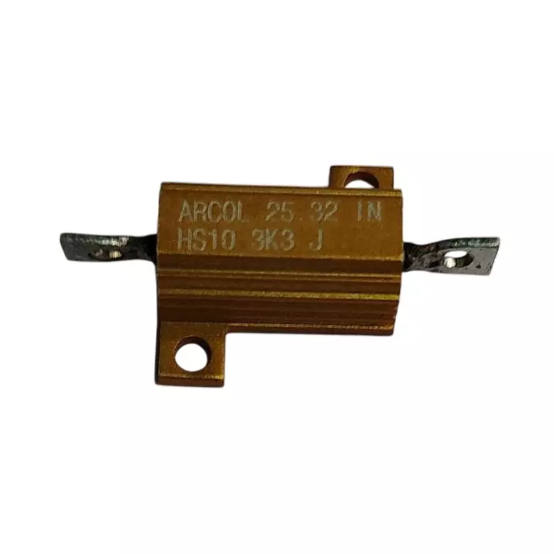 Arcol 3.3k Ω 10W Wire Wound Chassis Mount Resistor ±5%, HS10 3K3 J