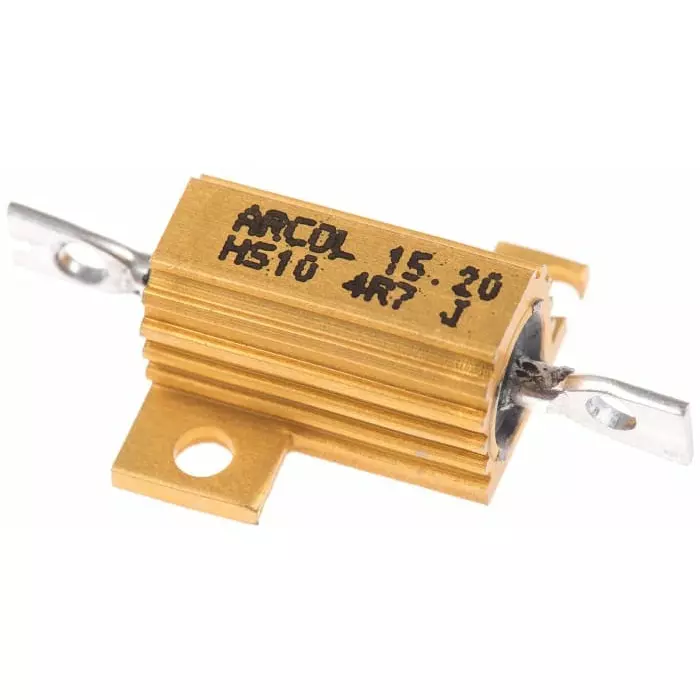 Arcol 4.7 Ω 10W Wire Wound Chassis Mount Resistor ±5%, HS10 4R7 J