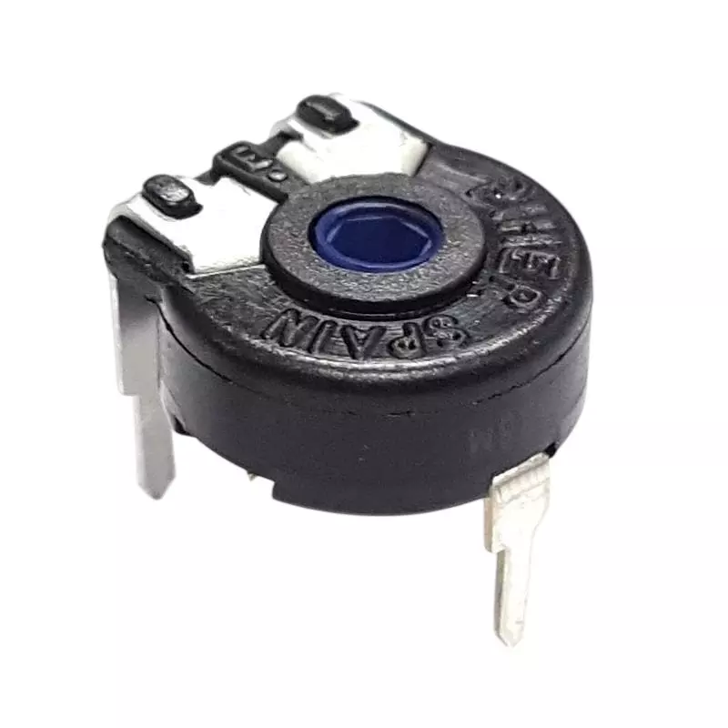 Piher Single Turn Trimmer Resistor Through Hole Termination 2 kOhms Resistance, 531-PT10V-2K-S