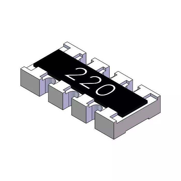 MULTICOMP PRO Fixed Network Resistor Surface Mount 510 ohm Resistance ± 200 ppm/°C, MP005671 (Pack of 10)